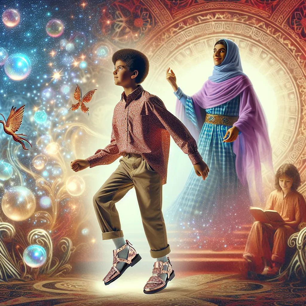 A magical story of transformation as a younger boy steps into a pair of extravagant pink sandals, unknowingly embodying the spirit and memories of his vibrant babysitter, Lauren, who emerges as the confident, carefree woman she truly is.