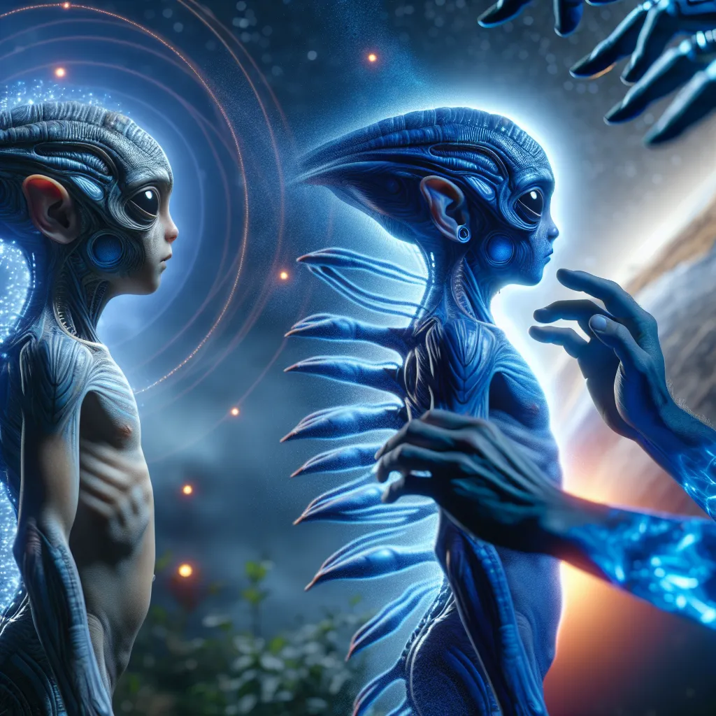 An Andalite child undergoes a startling transformation into a fully-fledged Andalite, embracing a new body and senses.