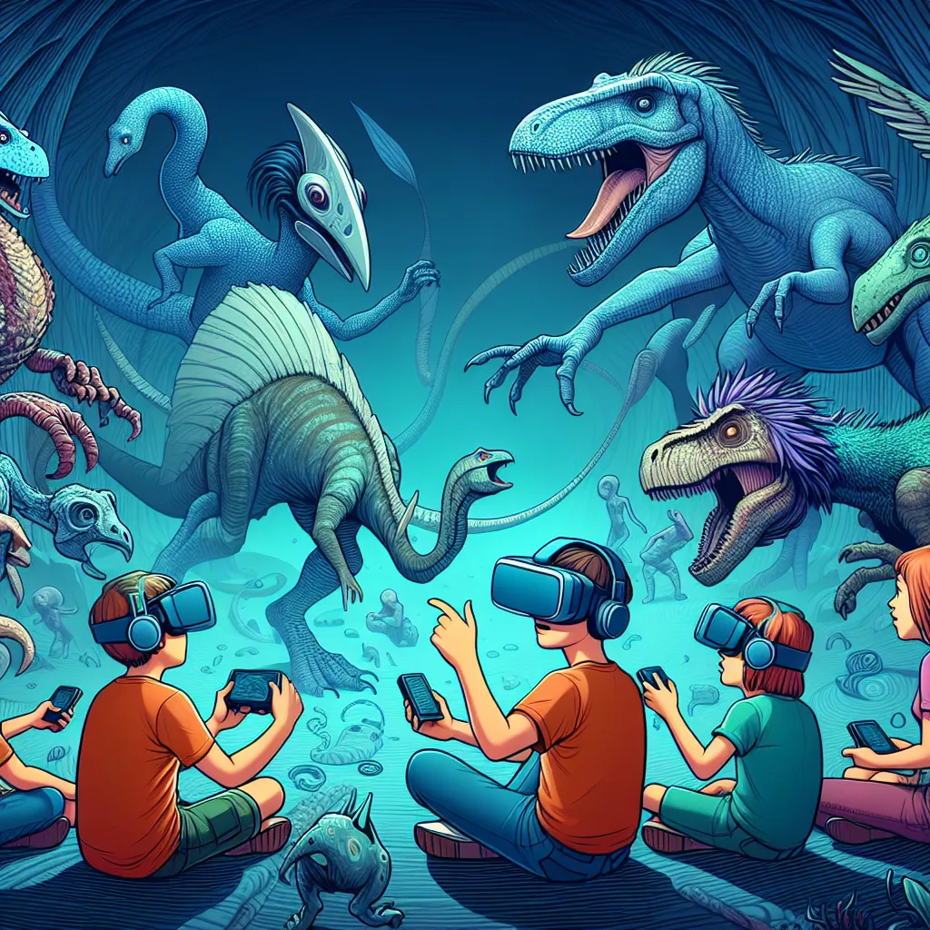 A group of friends undergo a transformative VR experience that turns them into prehistoric creatures in "Primal Metamorphosis," a science fiction tale of survival and self-discovery.