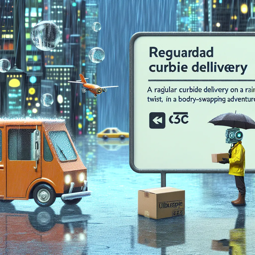 A magical tale of a curbside delivery that turns into a body-swapping adventure on a rainy day.