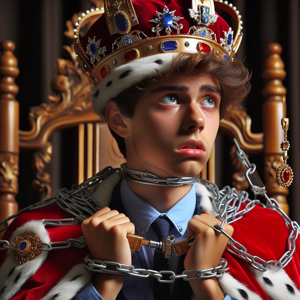 A young person, trapped in the body of a queen, finds themselves navigating a treacherous world of power and deception.