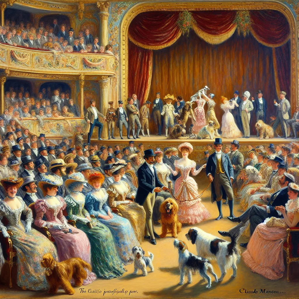 Pets, Swapping, Acting, Theatre, Friendship in the style of Monet