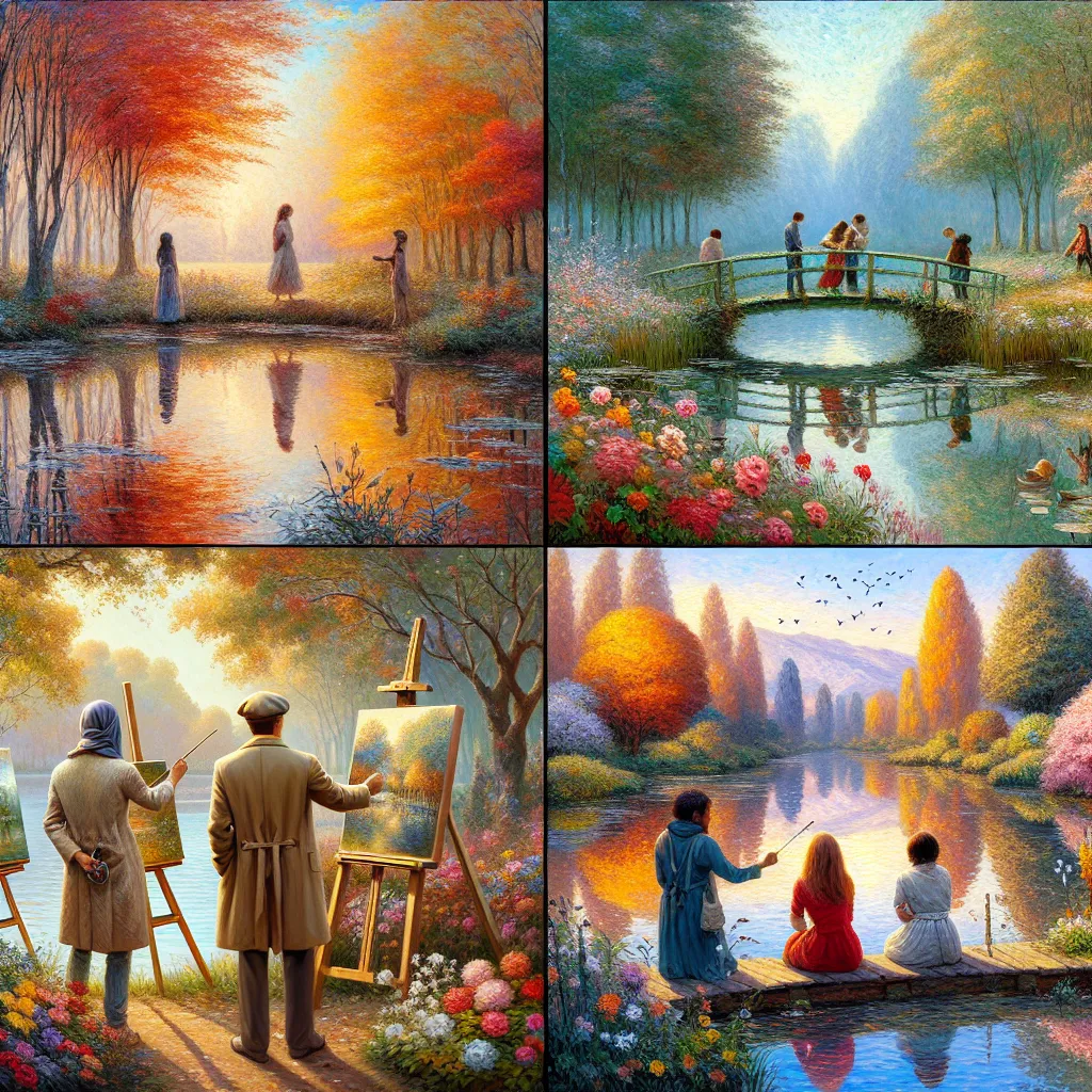 1. Transformation  
2. Identity  
3. Rivalry  
4. Empathy  
5. Redemption in the style of Monet