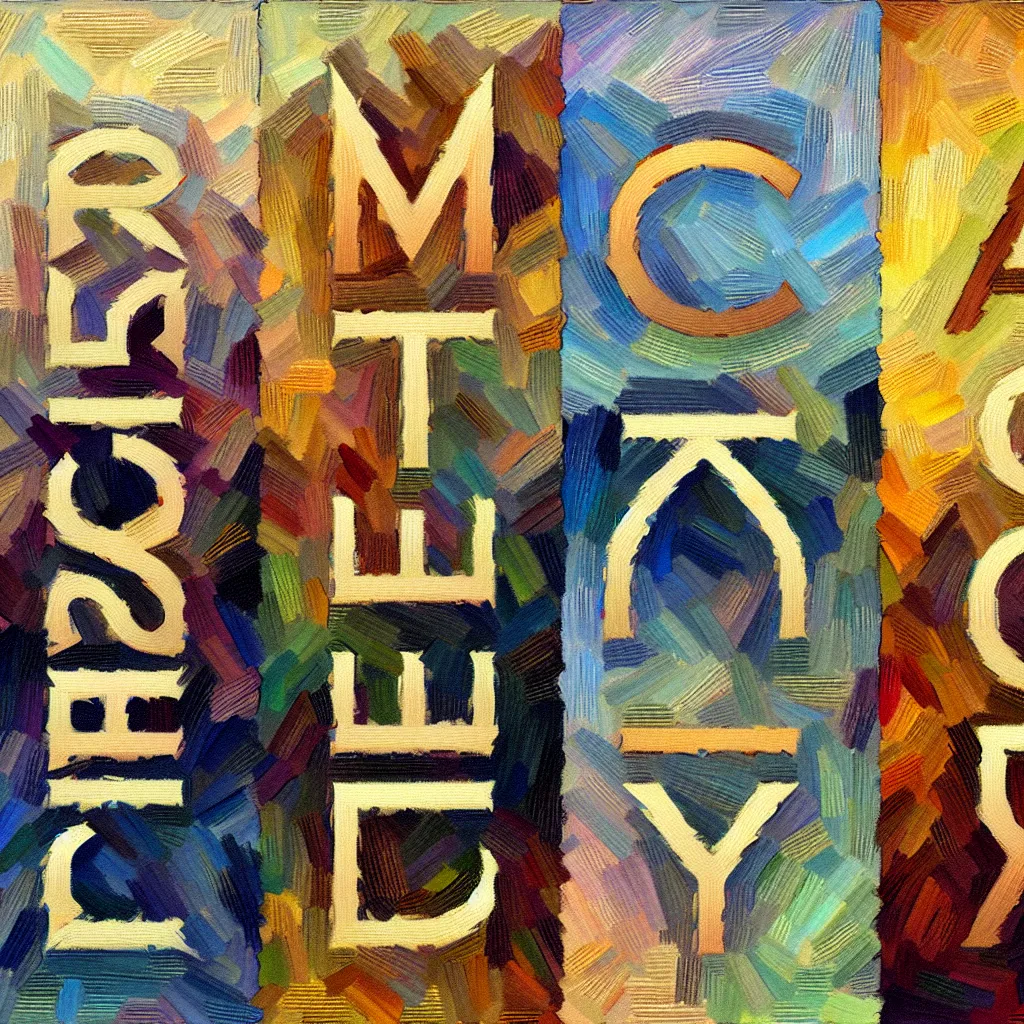 Request, Sorry, Meet, Can't, Apologize in the style of Monet