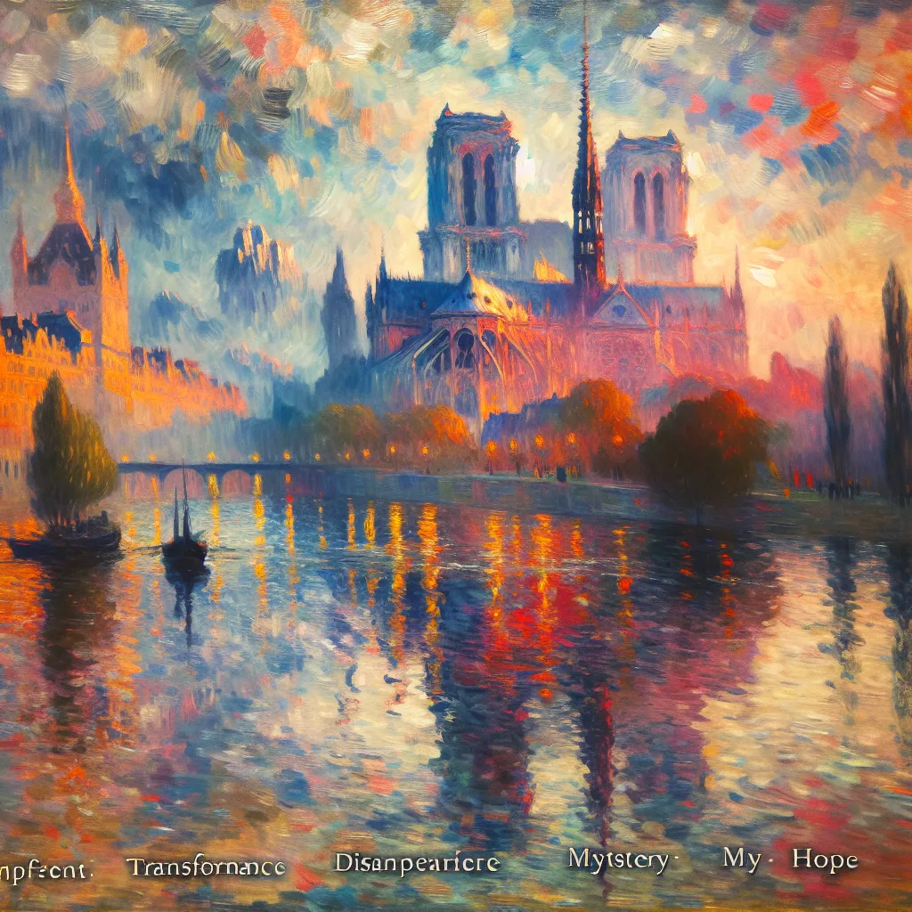 1. Transformation
2. Disappearance
3. Mystery
4. Hope
5. Reflection in the style of Monet