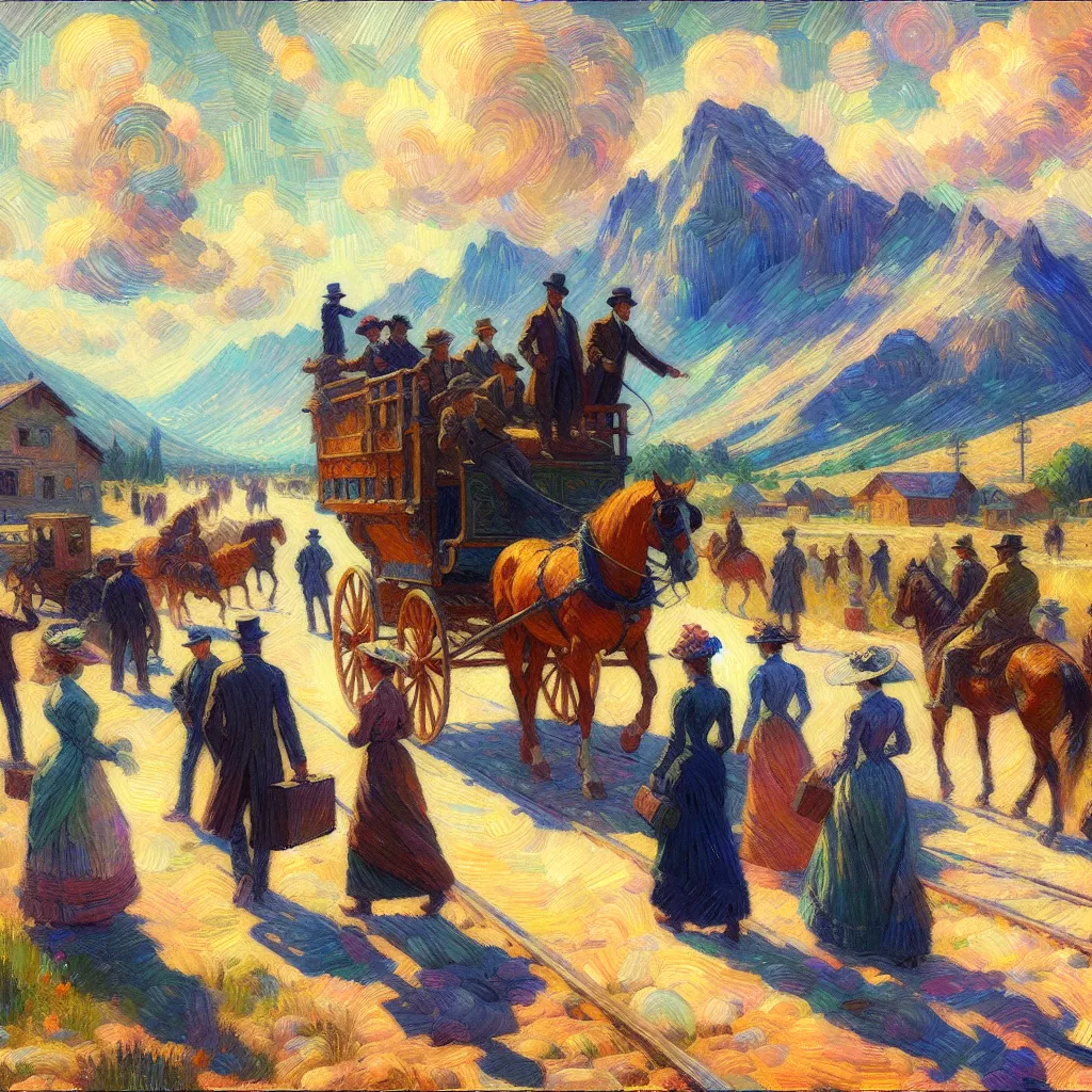 Inventions, Transformation, Laugh, Friendship, Adventure in the style of Monet