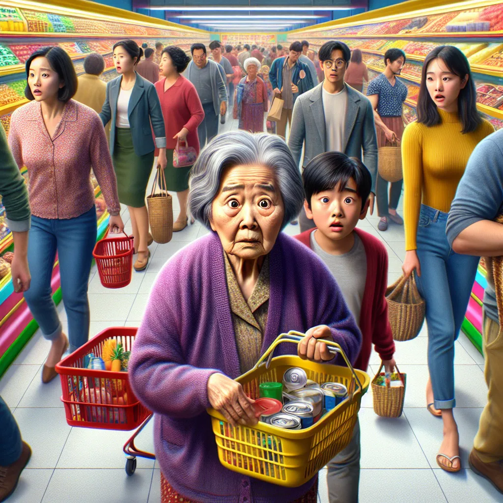 A story set in a bustling supermarket where a young boy named Thomas mysteriously swaps bodies with an elderly Korean woman named Mrs. Shin Yoon-hee. Thomas finds himself in a new body, surrounded by unfamiliar sights, sounds, and sensations as he navigates this extraordinary change.
