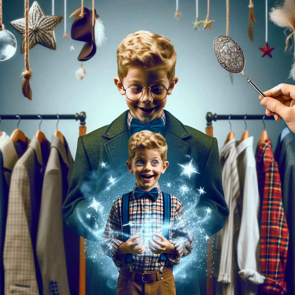 A young boy named Oliver accidentally transforms into the image of his friend's glamorous mom, Clarissa, complete with elegant attire and accessories, leading to a series of comical mishaps and self discovery.