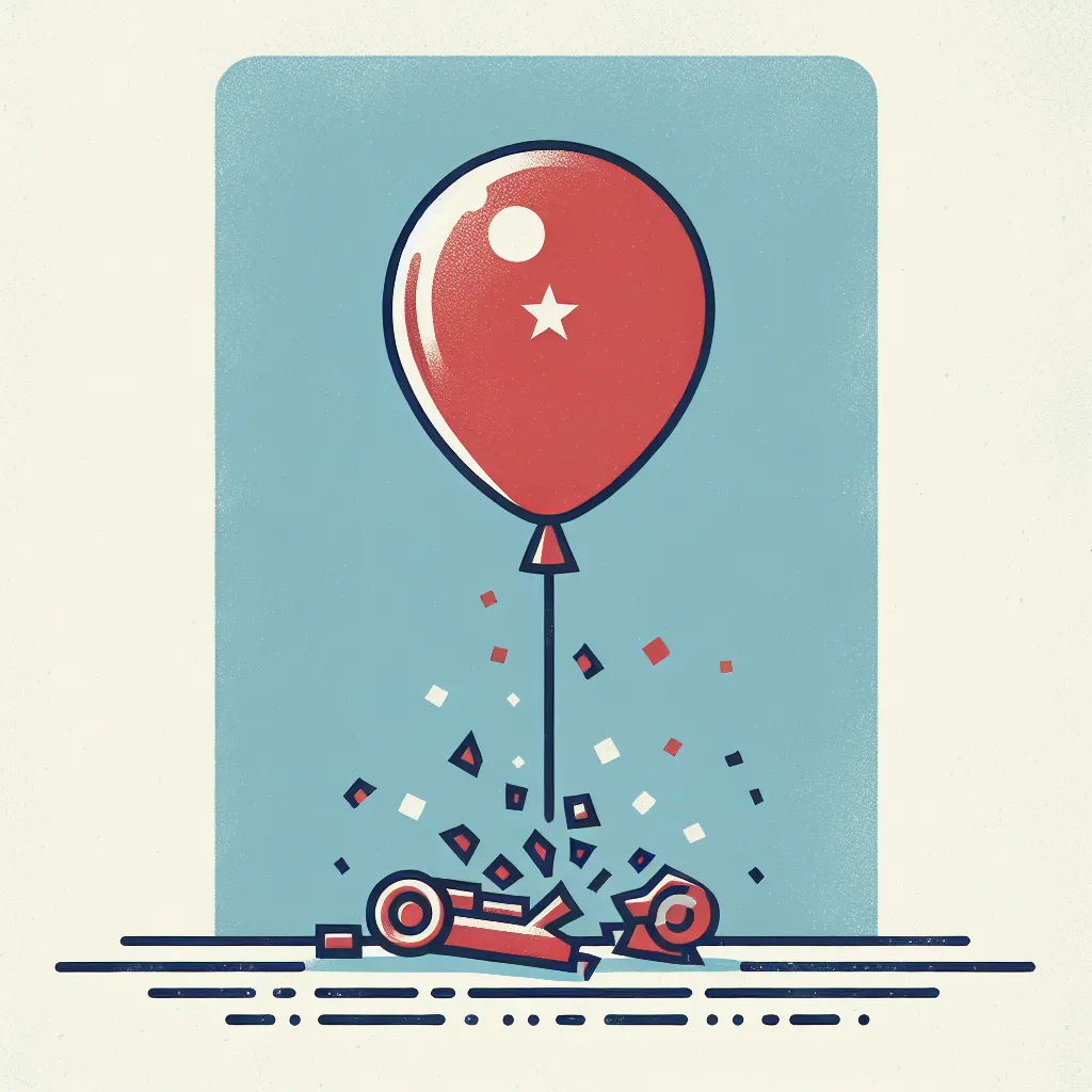 A simple, abstract image representing a sense of disappointment or unfulfilled expectations.