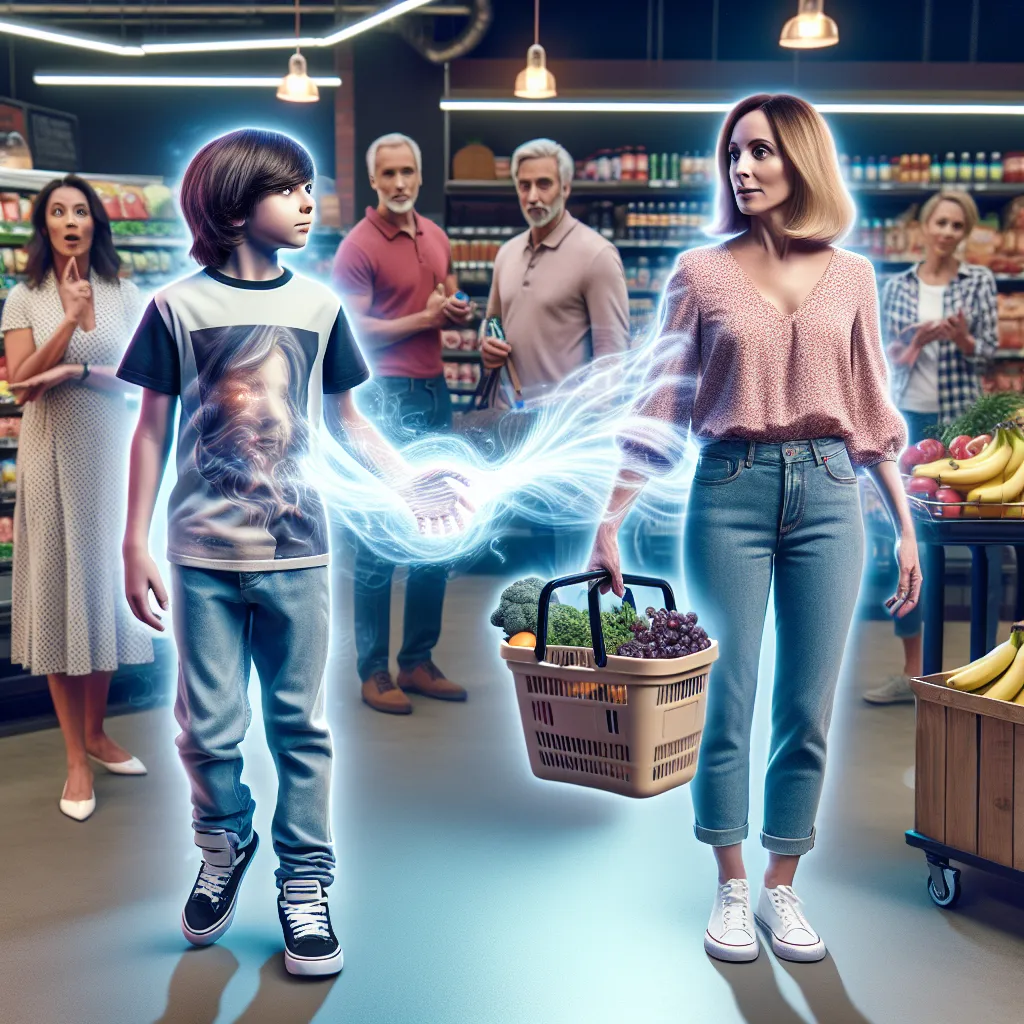 A young boy named Owen mysteriously swaps bodies with a mother named Linda during a routine grocery shopping trip, leading to a life-changing journey where Owen navigates adulthood and motherhood as Linda Jensen, creating a bond with Linda's daughters and finding unexpected purpose and love in an irreversible transformation.