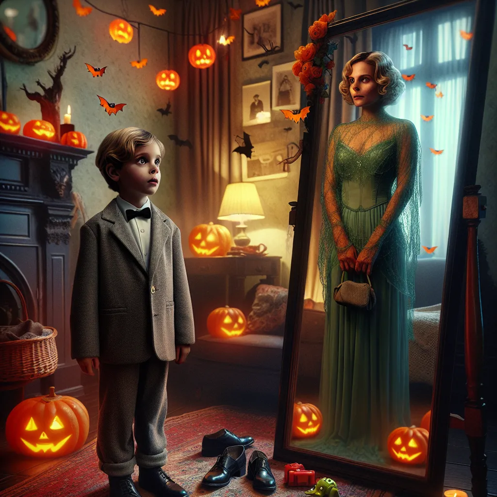 A story of a young boy named Oliver who, on Halloween night, mysteriously transforms into his mother, Sophie. Oliver navigates a world where he is trapped in Sophie's adult body, experiencing the struggles and joys of adulthood while yearning to regain his lost childhood. Emotions of grief, longing, and eventual acceptance blend in this tale of transformation and love.