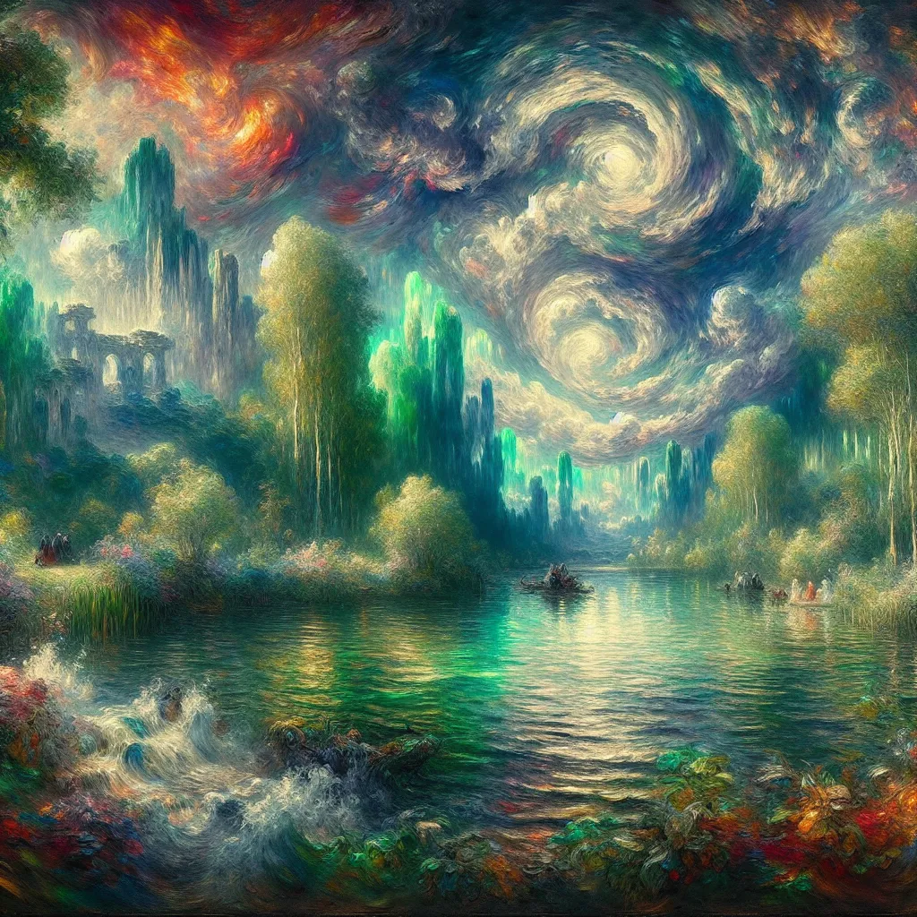 1. Hypnotize  
2. Prank  
3. Transformation  
4. Chaos  
5. Revenge in the style of Monet