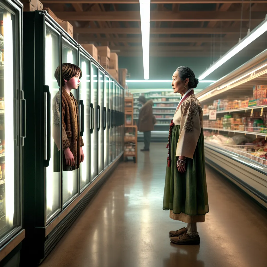 A little boy named Owen James Wallace takes a trip to the grocery store with his mother and grandmother, but a wish made in the store at the same time as an old Korean woman results in a life-altering body swap. Owen finds himself trapped in the body and life of the woman, Jung-Hee Choi, facing confusion and challenges as he navigates a new existence devoid of his childhood comforts. As time passes, Owen, now Jung-Hee, learns to find small joys in unexpected places, offering kindness and comfort