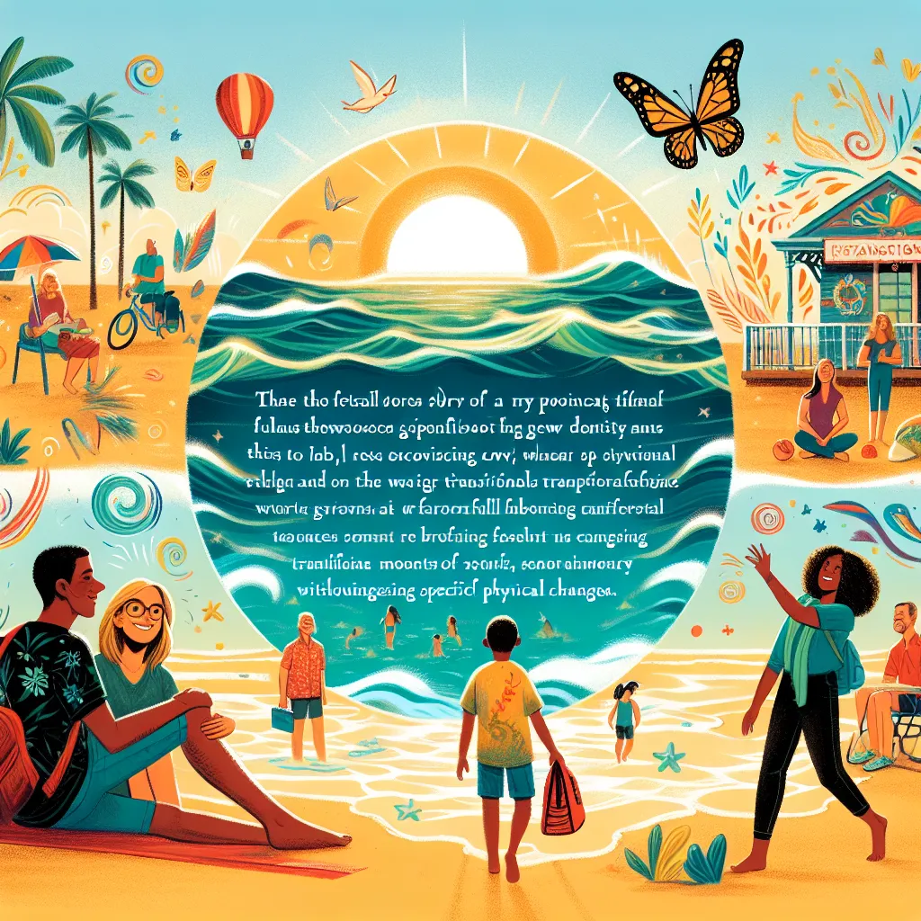 A highly detailed and intricate story following the transformation of young Tommy into Sharon Daniels, complete with vivid descriptions of each physical change as he becomes an adult woman. The narrative culminates in Sharon fully embracing her new identity as she embarks on a beach trip with her family, showcasing moments of love, humor, and self-discovery.