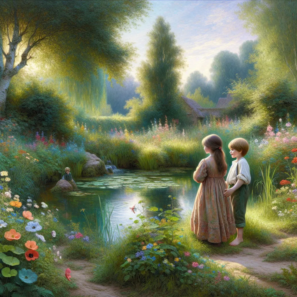 1. Child
2. Innocence
3. Transformation
4. Reflection
5. Friendship in the style of Monet