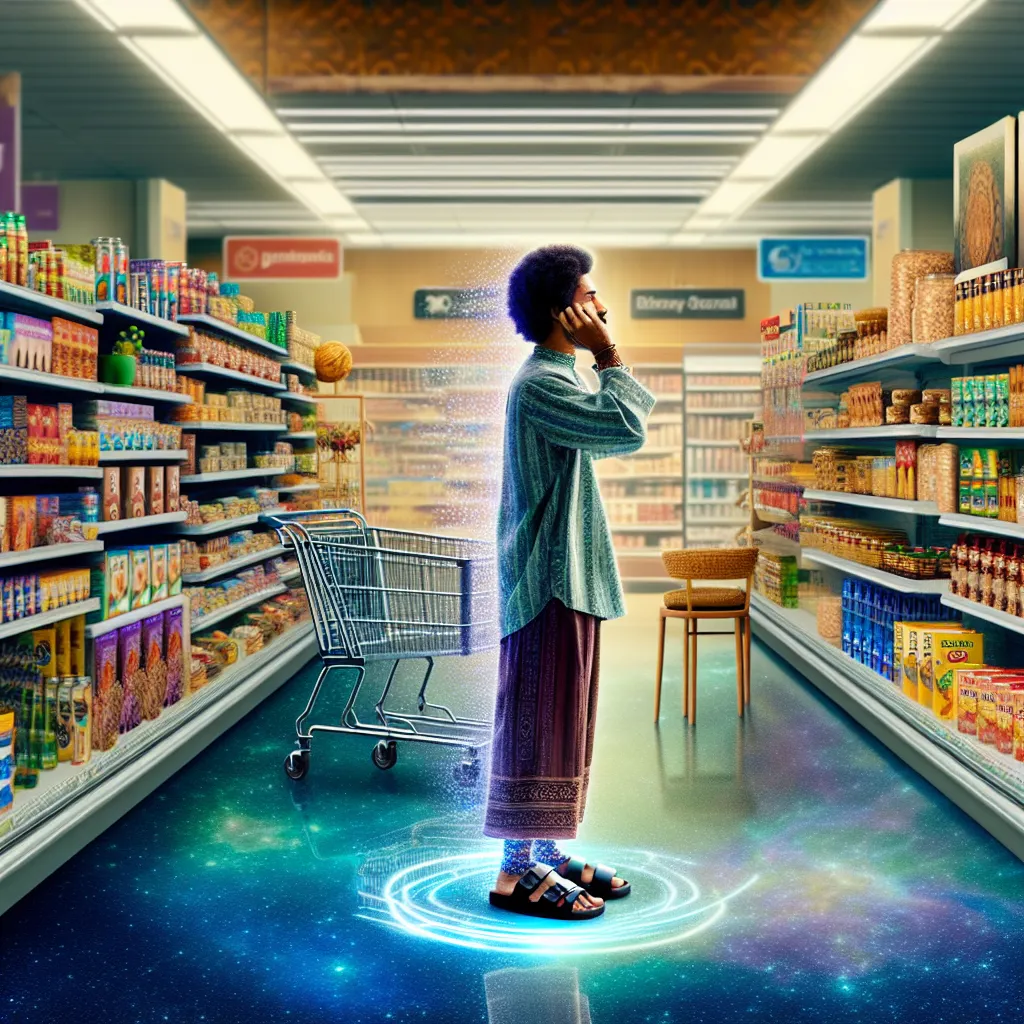 A young boy named Eli Thomas Richardson goes on a solo trip to the grocery store for the first time, but a bizarre incident transforms him into a woman named Lorraine Parsons. From head to toe, Eli changes into Lorraine, experiencing a full physical and mental transformation. His memories shift, and he finds himself standing in the store aisle, confused and transformed into Lorraine. The story ends as Lorraine puts on her Birkenstocks, adjusting them like she always has, preparing to face her ne