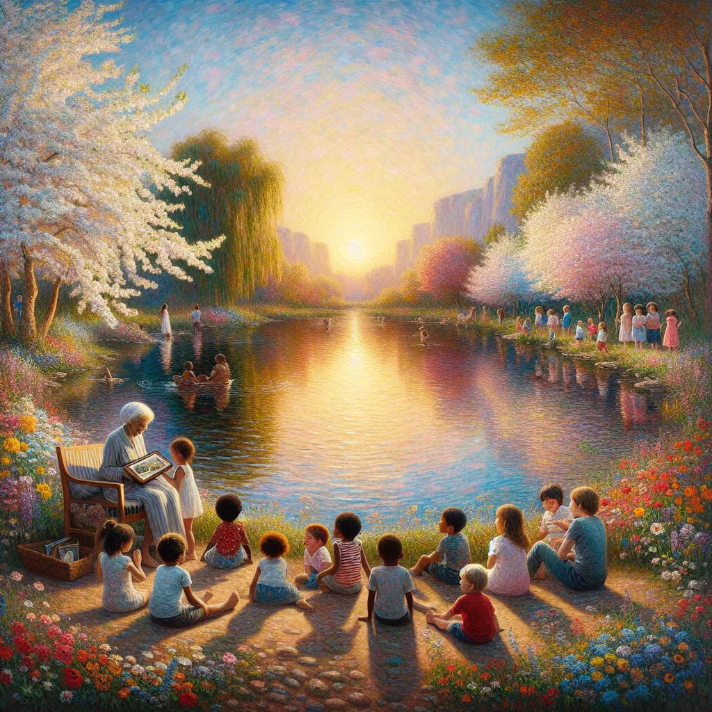 1. Transformation
2. Childhood
3. Identity
4. Memories
5. Acceptance in the style of Monet