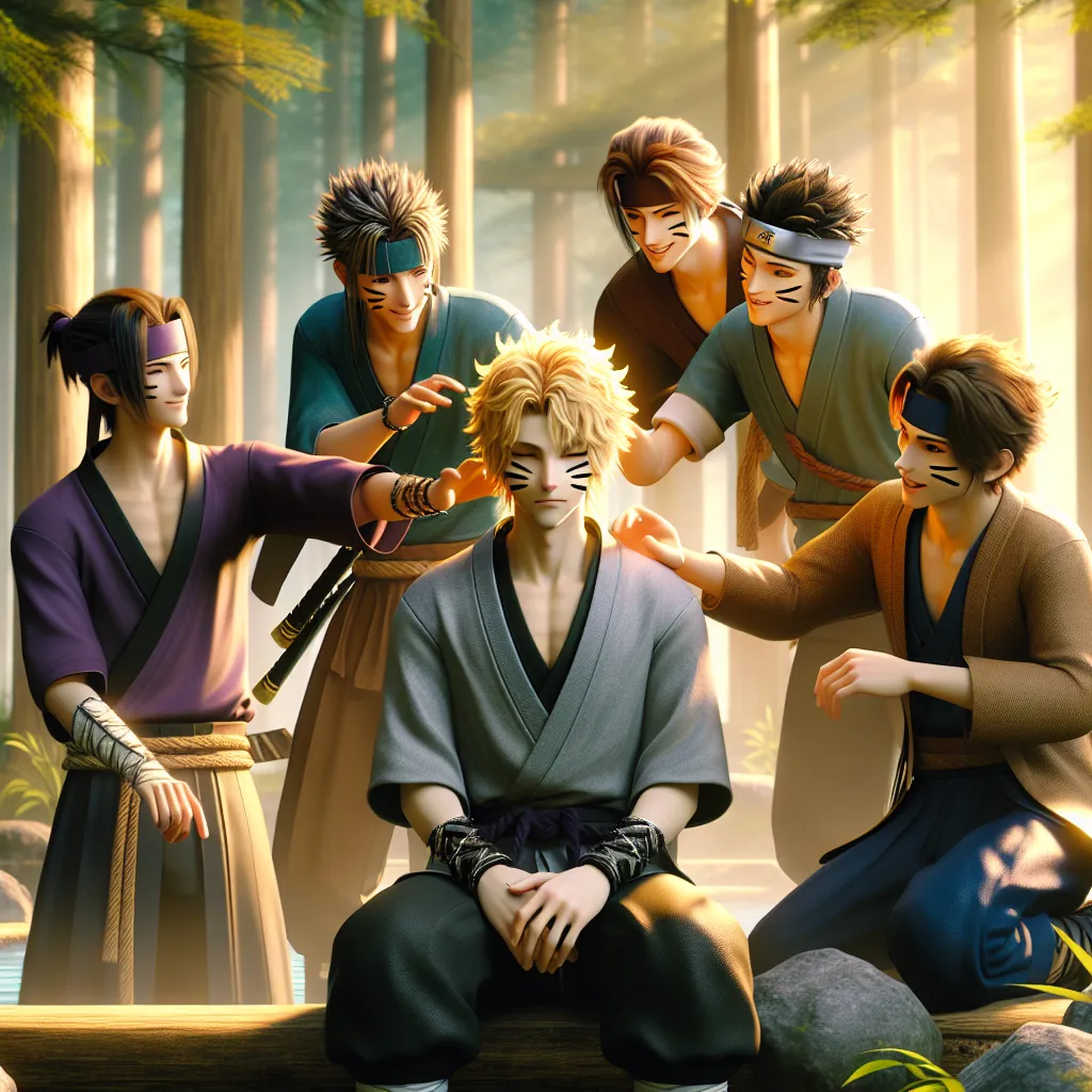 A group of young ninja, including Naruto, head to a hot spring as part of a group outing. As they playfully tease Naruto for being shy, he begins to experience a mysterious transformation, both physically and in his memories. Despite his initial resistance, Naruto embraces his new reality as Naruko Uzumaki, enjoying the camaraderie of her friends as they leave the bathhouse.