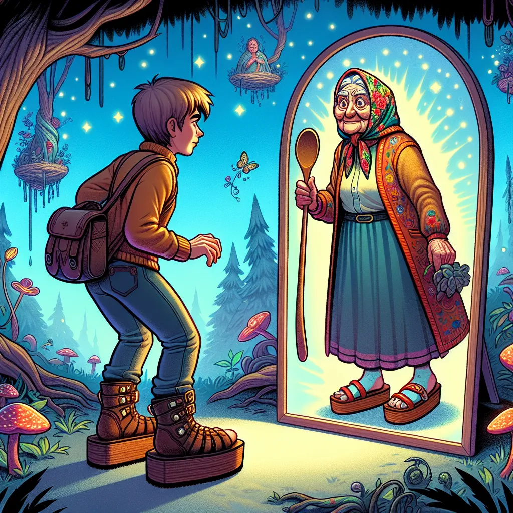 A young boy named Charlie, after stumbling on a pair of mysterious wooden platform sandals, undergoes a magical transformation into an elderly Russian grandmother named Galina Ivanovna Vetrova. With her stern glare and sharp wit, she navigates a strange new world, holding on to memories of babushka life while facing the unknown as Babushka Galina.