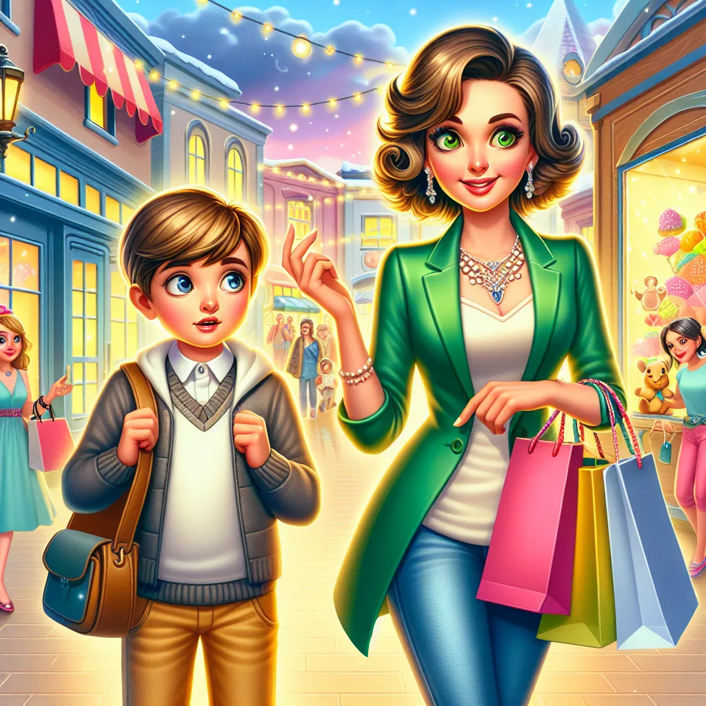 A whimsical and heartwarming tale of a young boy named Owen who magically swaps bodies with a stylish woman named Genny during a shopping trip, leading to unexpected adventures and self-discovery.