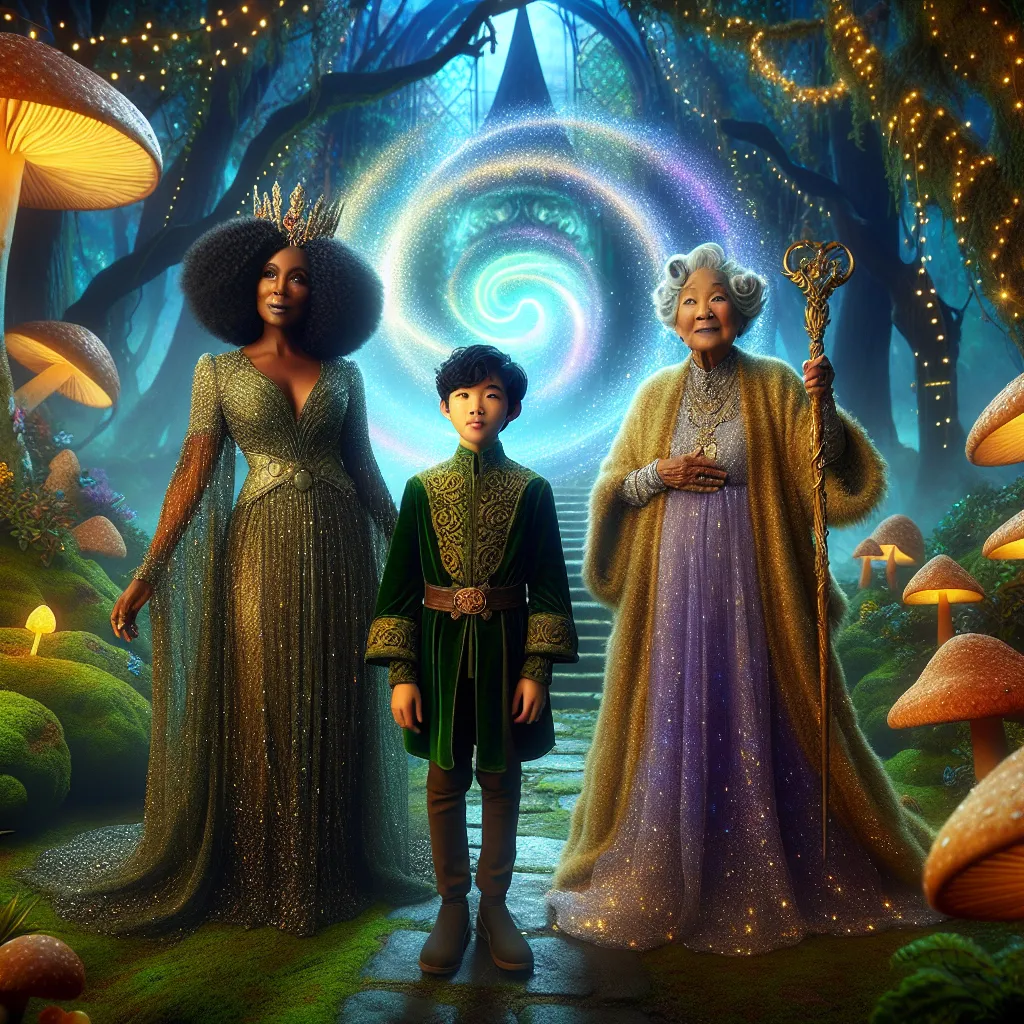 A young boy named Oliver James, his mother Daisy, and his grandmother Mildred in a magical tale of transformation and mystery.