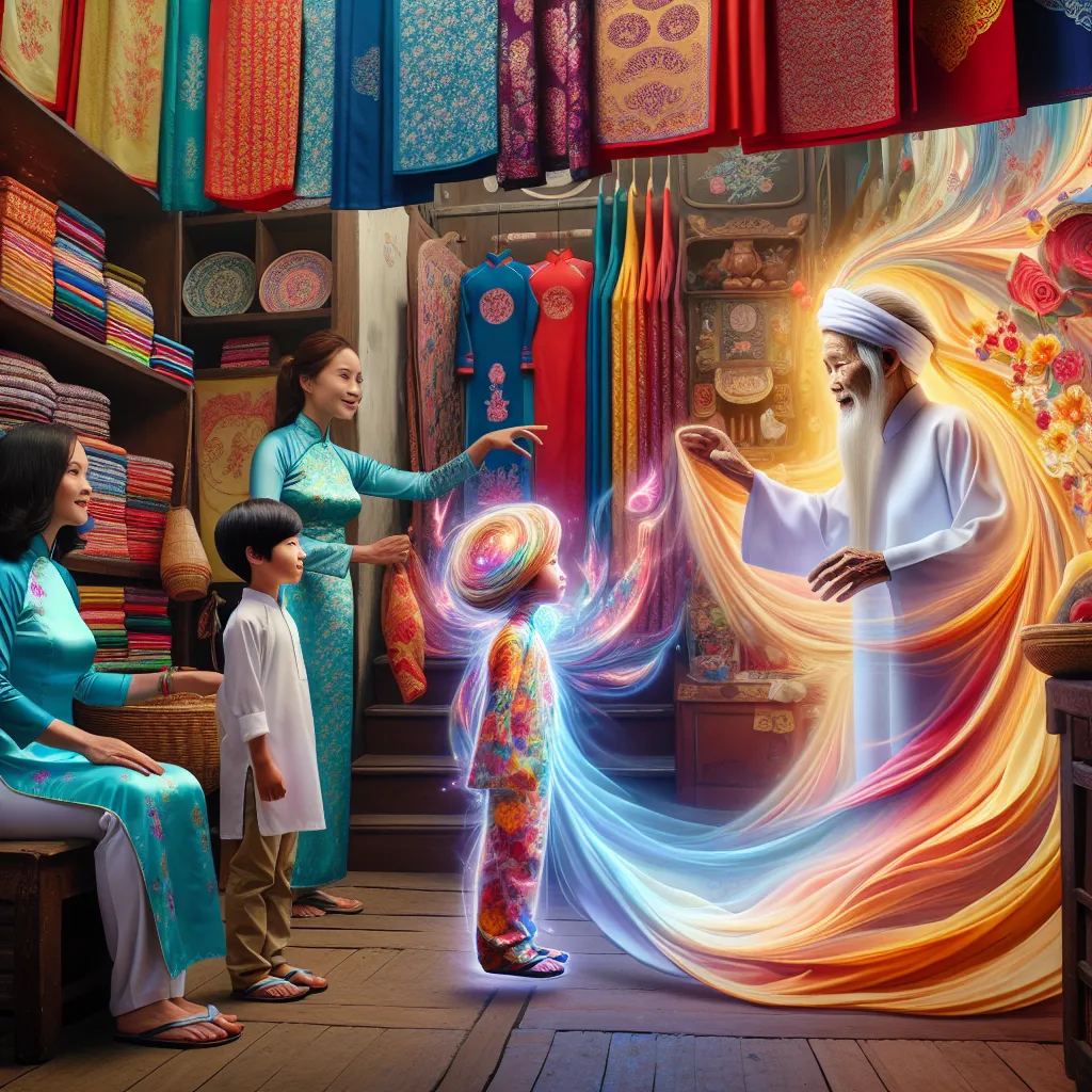 A boy named Lucas experiences a surreal transformation as he interacts with Vietnamese women in a store, leading to his permanent shift into the body and life of a respected Vietnamese elder named Bích Hồng.