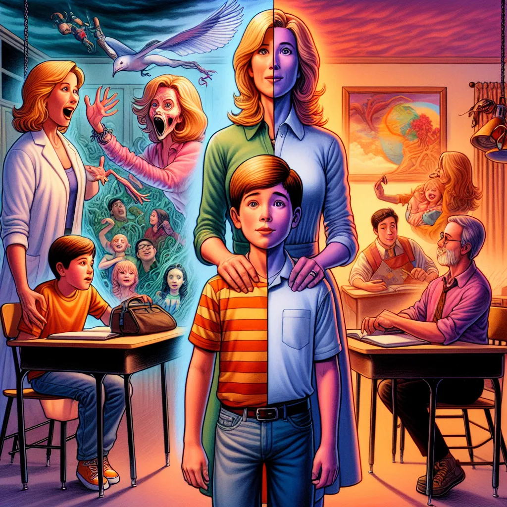 A sequence of events unfolds, from a young boy named Calvin preparing for his first day of school to a mysterious swap with his teacher, Mrs. Lewis. Calvin finds himself trapped in her body, memories erased as Jessica Lewis seamlessly takes over his life. As Jessica adapts to her new reality, Calvin's family searches in vain for him, while Jessica thrives in her teaching role. The story delves into the impact of the swap on their lives, emphasizing resilience, kindness, and the enduring legacy o