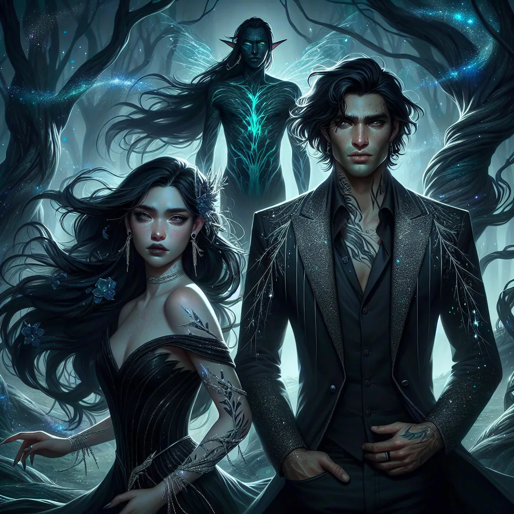 A mysterious club owner, Arielle, strikes a dangerous bargain with the fae, Lucien, to find her missing sister in a shadowed glade between worlds. As they confront a guardian, secrets are revealed and choices made that will change their fates forever.