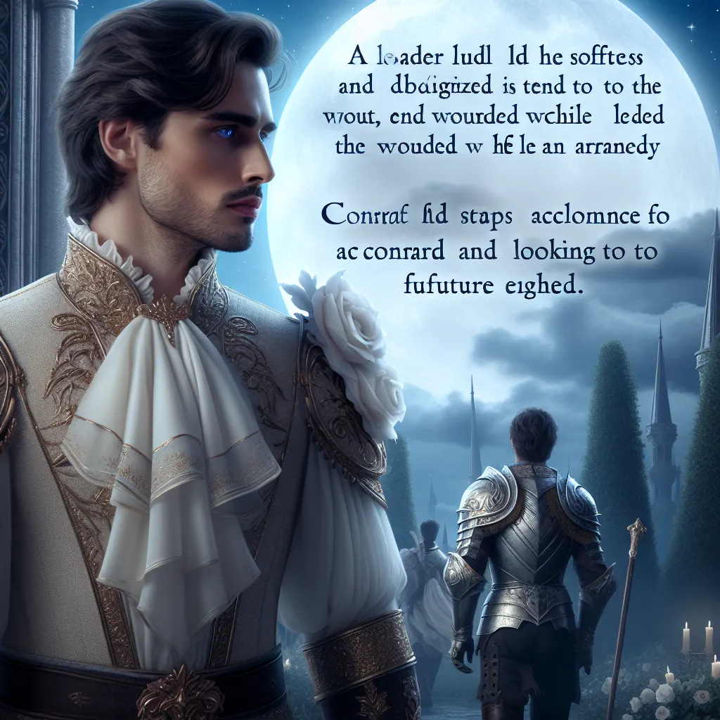 A young man named Alm, the leader of the Deliverance, secretly dresses in Celica's priestess attire under the moonlit skies of Valentia. Embracing his identity as a delicate young girl, he yearns for the noble knight Conrad to discover and accept his true self. As fate would have it, Conrad enters the tent and acknowledges Alm's beauty but believes that commanding an army requires him to dress as a girl and tend to the wounded. Overwhelmed yet excited, Alm follows Conrad to his quarters, eager f