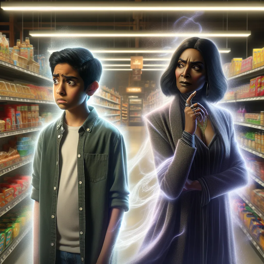 A young boy, Cody, accidentally switches bodies with a mysterious woman named Aisha at a grocery store. Aisha, now in Cody's body, manipulates the situation to make the swap permanent. As Cody struggles with his new identity and memories, Aisha settles into Cody's life, determined to make the transformation irreversible.