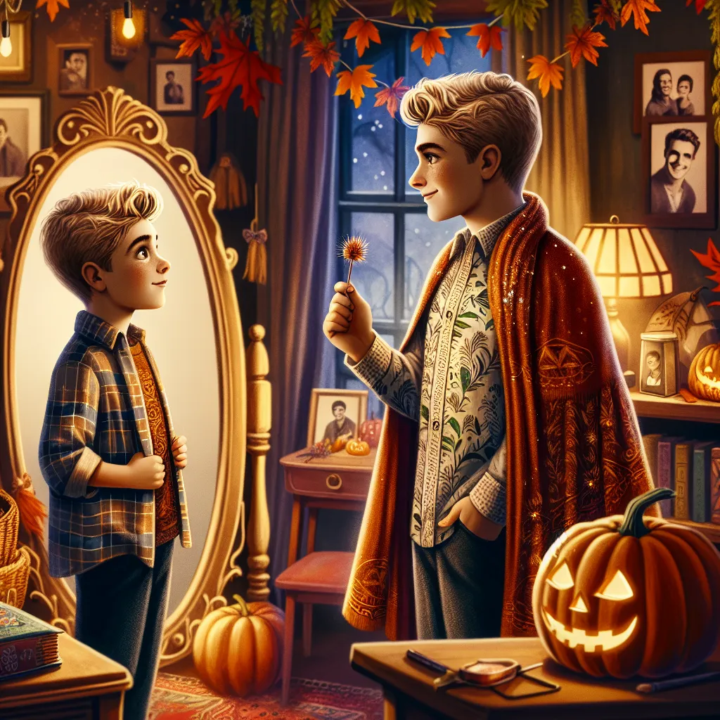 A young boy, Oliver, finds himself mysteriously transformed into his mother, Emma, on Halloween night. As Emma navigates her new reality with grace and strength, embracing her roles as mother, daughter, and friend, the magic of Halloween weaves through her story, blending memory, transformation, and love.