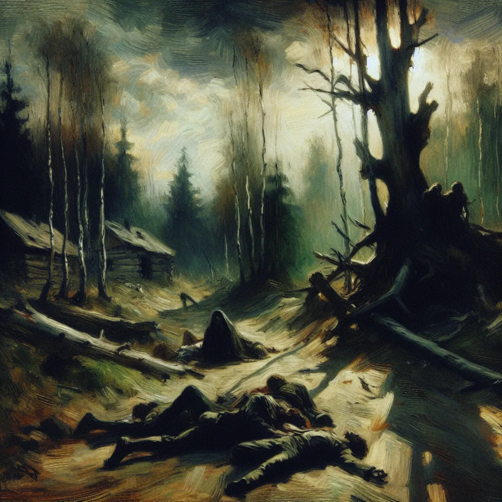 Immobilized, Helplessness, Torture, Dehumanization, Nightmare in the style of Monet