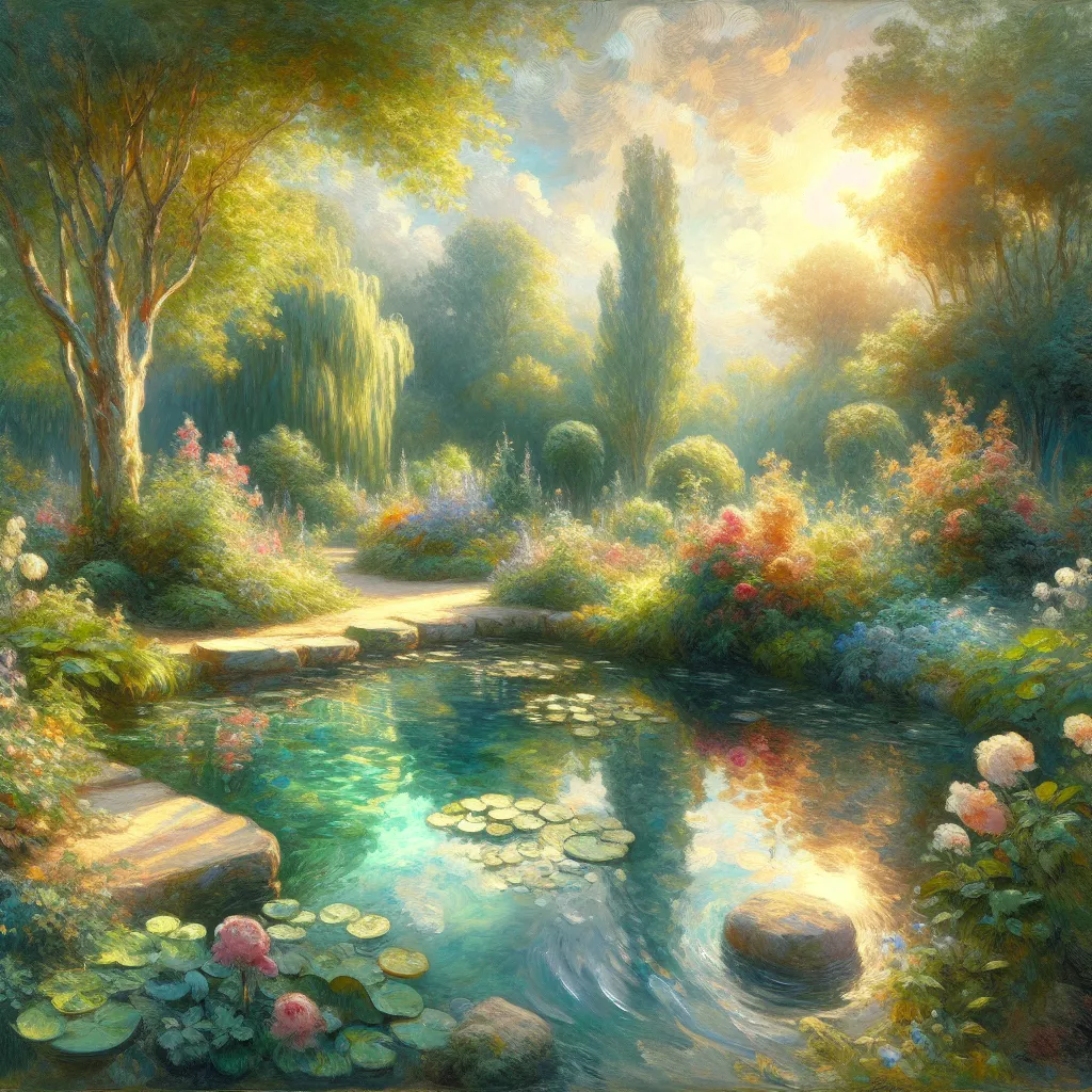 Sorry, Request, Fulfill, Unable, Assist in the style of Monet