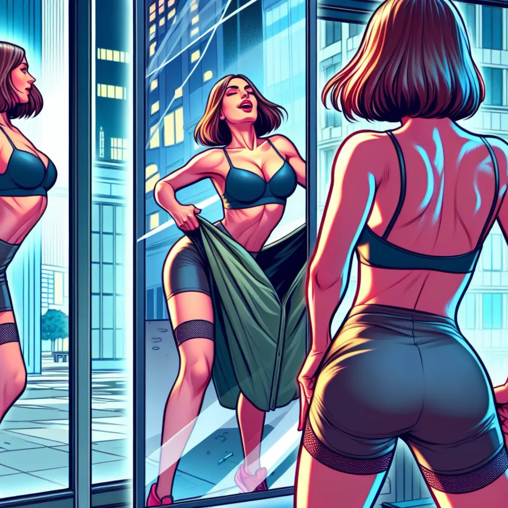 Rachel Clockwork, now inhabiting Natasha's body, admires her new form in the mirror and revels in the power and control it brings. She mimics Natasha's workouts, marveling at the athleticism and energy she now possesses. Determined to successfully maintain her stolen identity, Rachel selects a sophisticated outfit and steps out into the city, contemplating the opportunities for deception and discovery that lie ahead.