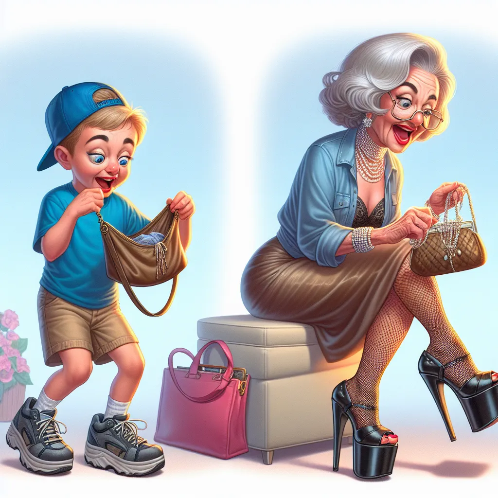 Lucas, a 6-year-old boy, finds a purse and platform sandals on his way home and intends to return them. However, when he accidentally puts on the sandals and tosses the purse, his body starts to transform into that of an 83-year-old woman named Dorothy. Panicking, Lucas tries to resist the changes, but his memories and identity fade away as he fully becomes Dorothy. Embracing her new reality, she goes out to a club where she meets a younger man named Jack and impresses him with her expensive jew