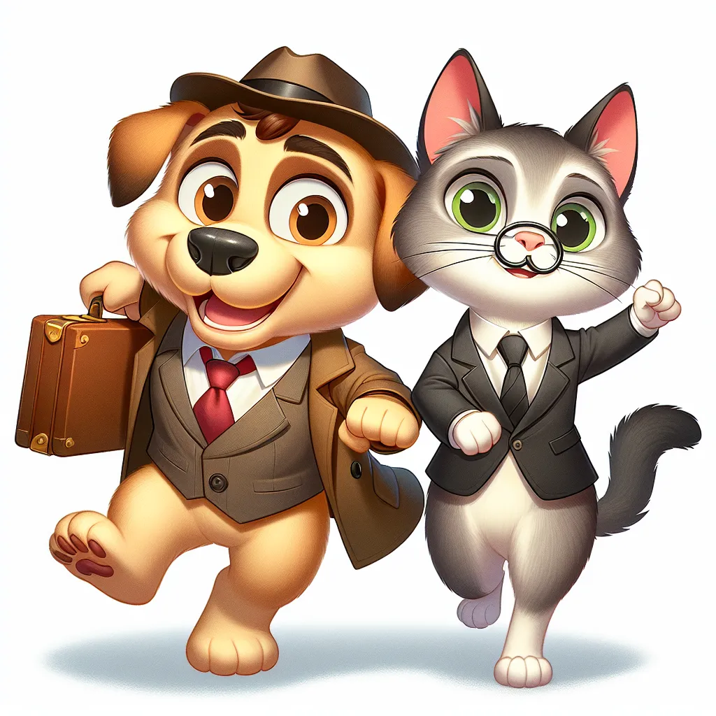 Dudley Puppy and Kitty Katswell embark on a thrilling adventure to unravel a mysterious puzzle together.