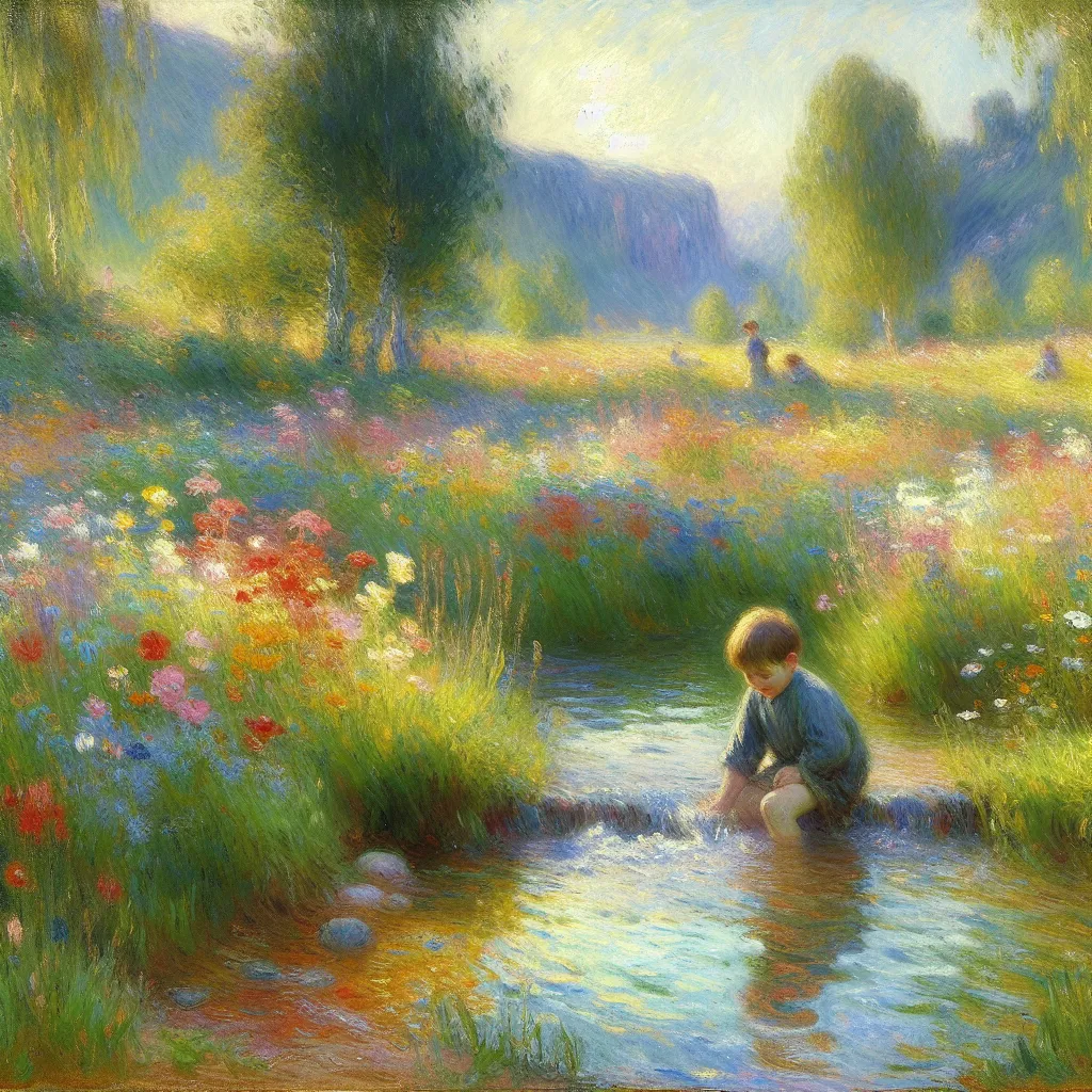 1. Boy  
2. Childhood  
3. Transformation  
4. Identity  
5. Memory in the style of Monet