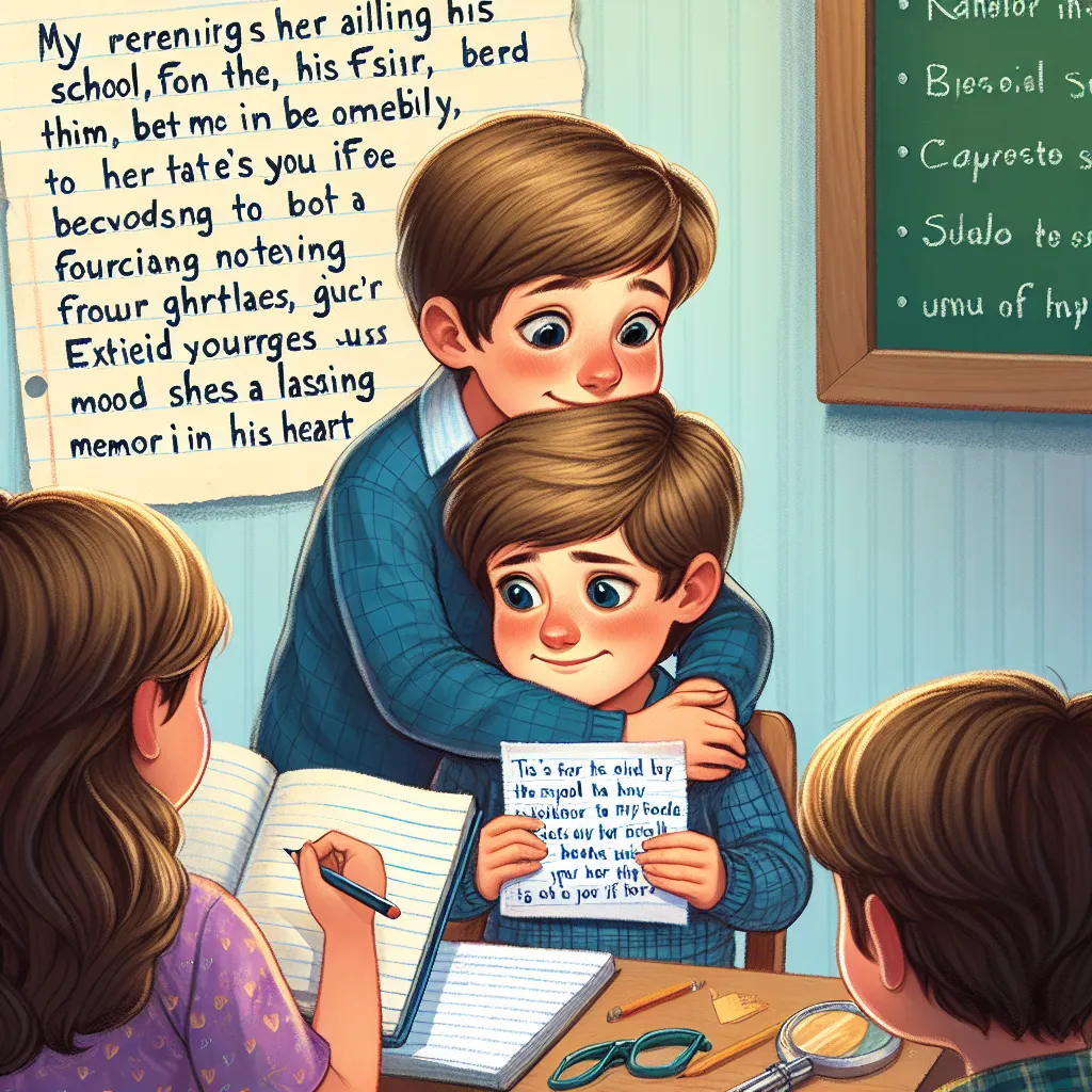 A young boy named Sasha reluctantly dresses up as his sick sister to attend school in her place. He faces the challenges of pretending to be his sister and tries to fit in, receiving notes from her friends to help him navigate the day. Despite the difficulties, Sasha's act of bravery and love for his family is a memory that he will never forget.