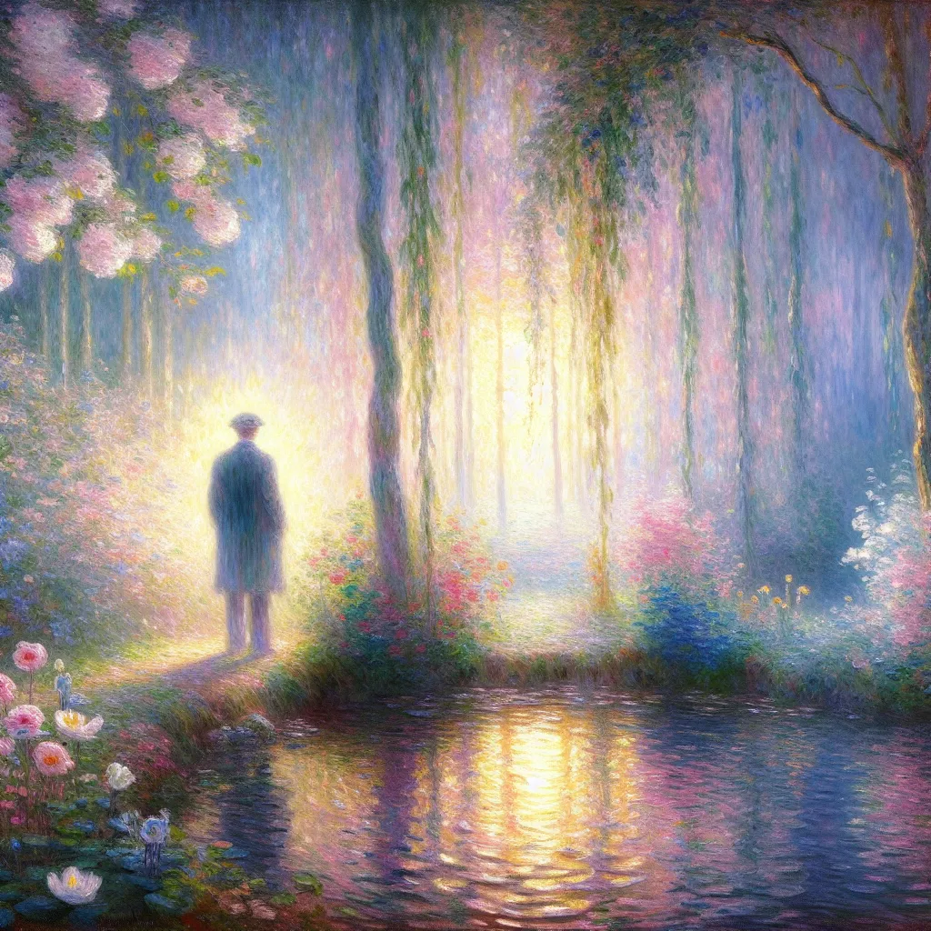 1. Transformation
2. Body swap
3. Memory loss
4. Identity change
5. Acceptance in the style of Monet