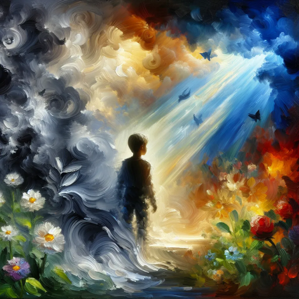 - Transformation
- Shift
- Child
- Crime
- Power in the style of Monet