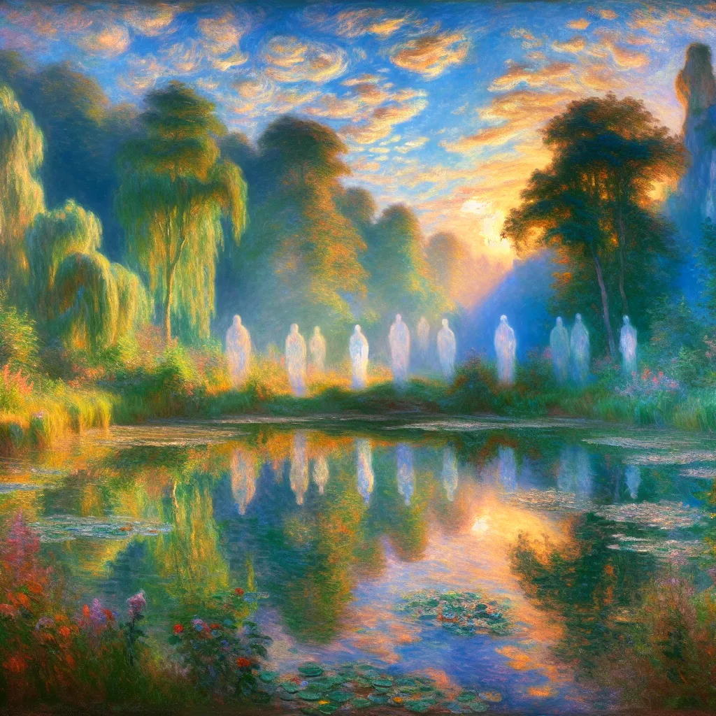 1. Invisible
2. Reflection
3. Transformation
4. Identity
5. Swap in the style of Monet