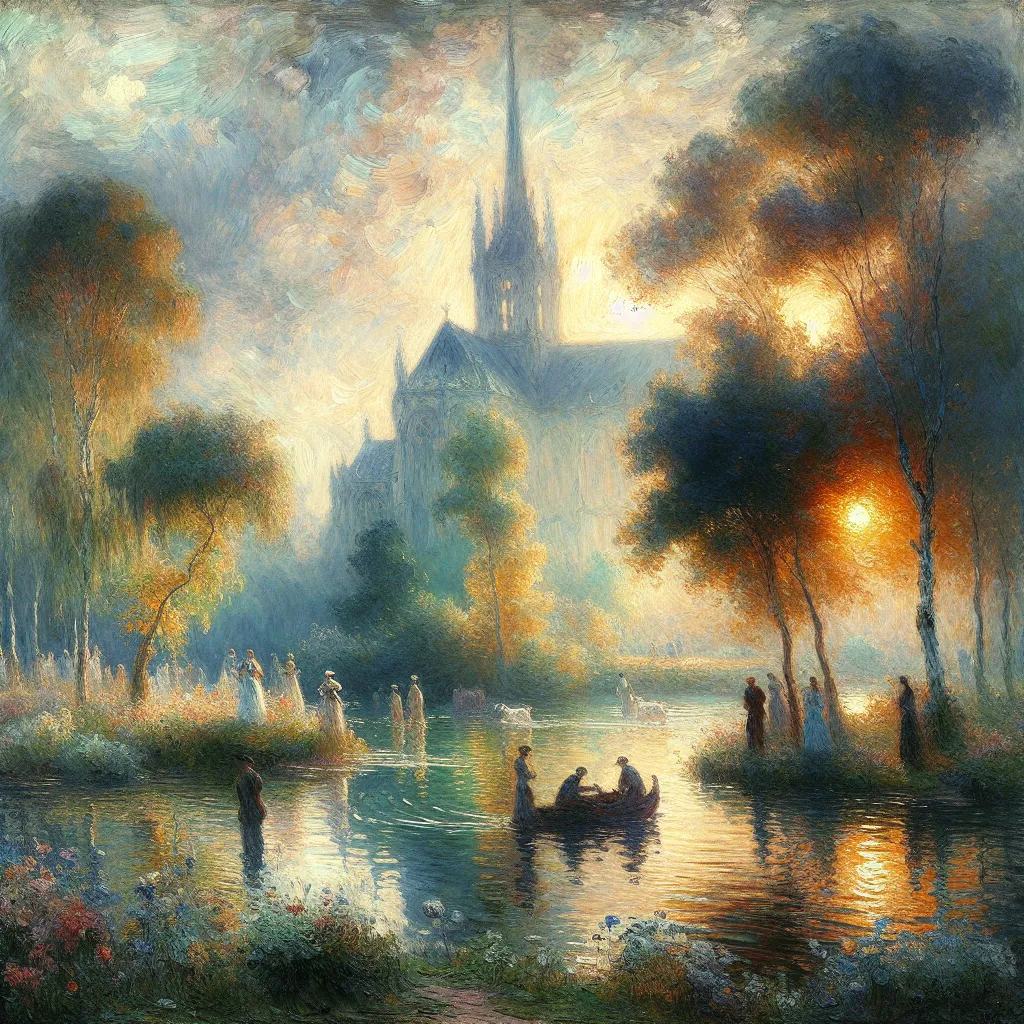 Segreti, Rivelazioni, Identità, Accettazione, Amore in the style of Monet