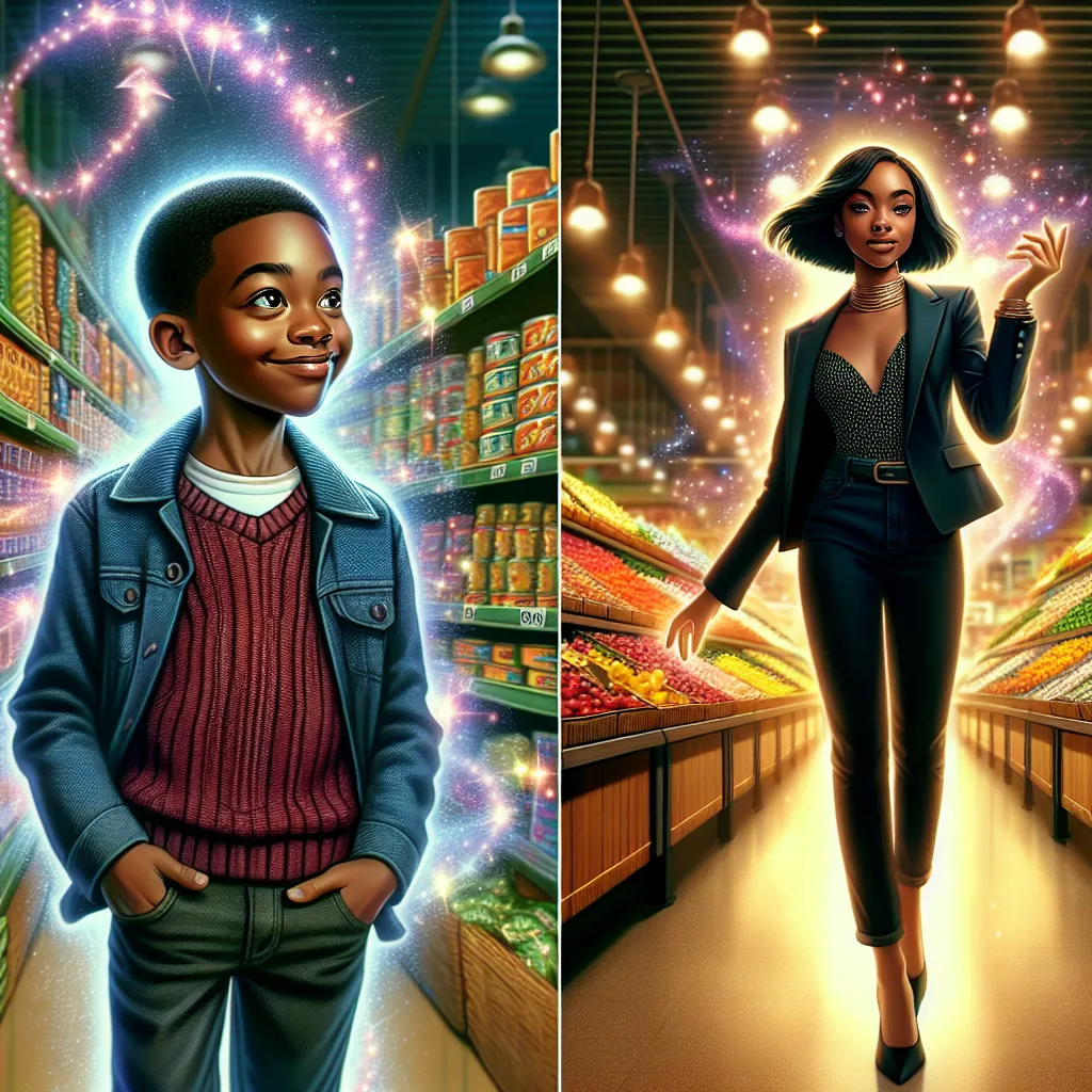 A young boy named Theo embarks on a mysterious adventure at the grocery store, where he undergoes a magical transformation into a confident young woman named Tiara Williams. As Tiara navigates her new identity with boldness and sass, she commands attention and revels in her glamorous new life, leaving behind all traces of Theo and embracing a future full of endless possibilities and joyful chaos.