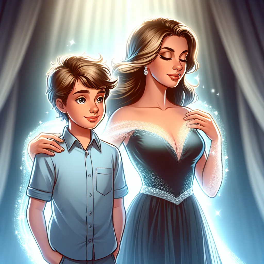 A young boy named Max undergoes a sudden and magical transformation into a confident and charismatic woman named Jasmine. Embracing her new identity, Jasmine exudes grace and elegance as she prepares for a night filled with possibilities.