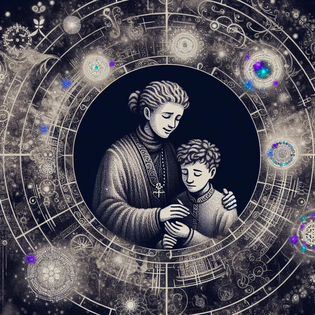 An owner of a nightclub, Lila, extends kindness to a troubled girl named Anya, who struggles with controlling her hunger as a vampire. Lila helps Anya feed in a safe manner, offering compassion and understanding in a world filled with monsters. Their bond deepens as Anya returns the kindness with a thoughtful gift, marking a unique sanctuary for creatures of the night at **Nocturne**.