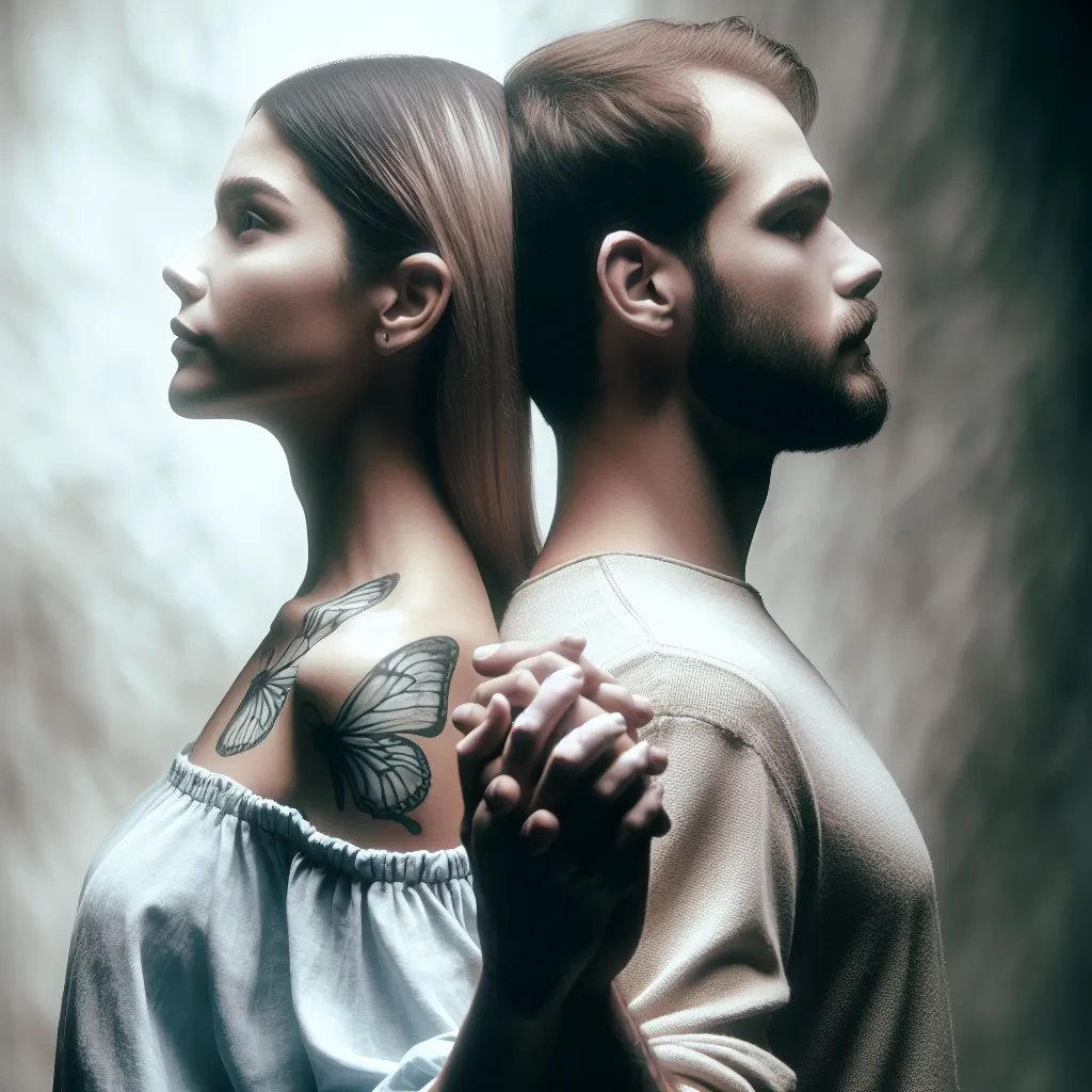 An image to accompany this story could depict a heartwarming scene of Henry and Karen, now swapped in each other's bodies, standing side by side, facing the world with determination and resilience. The image could capture their strong bond, as well as their inner strength and love for one another.