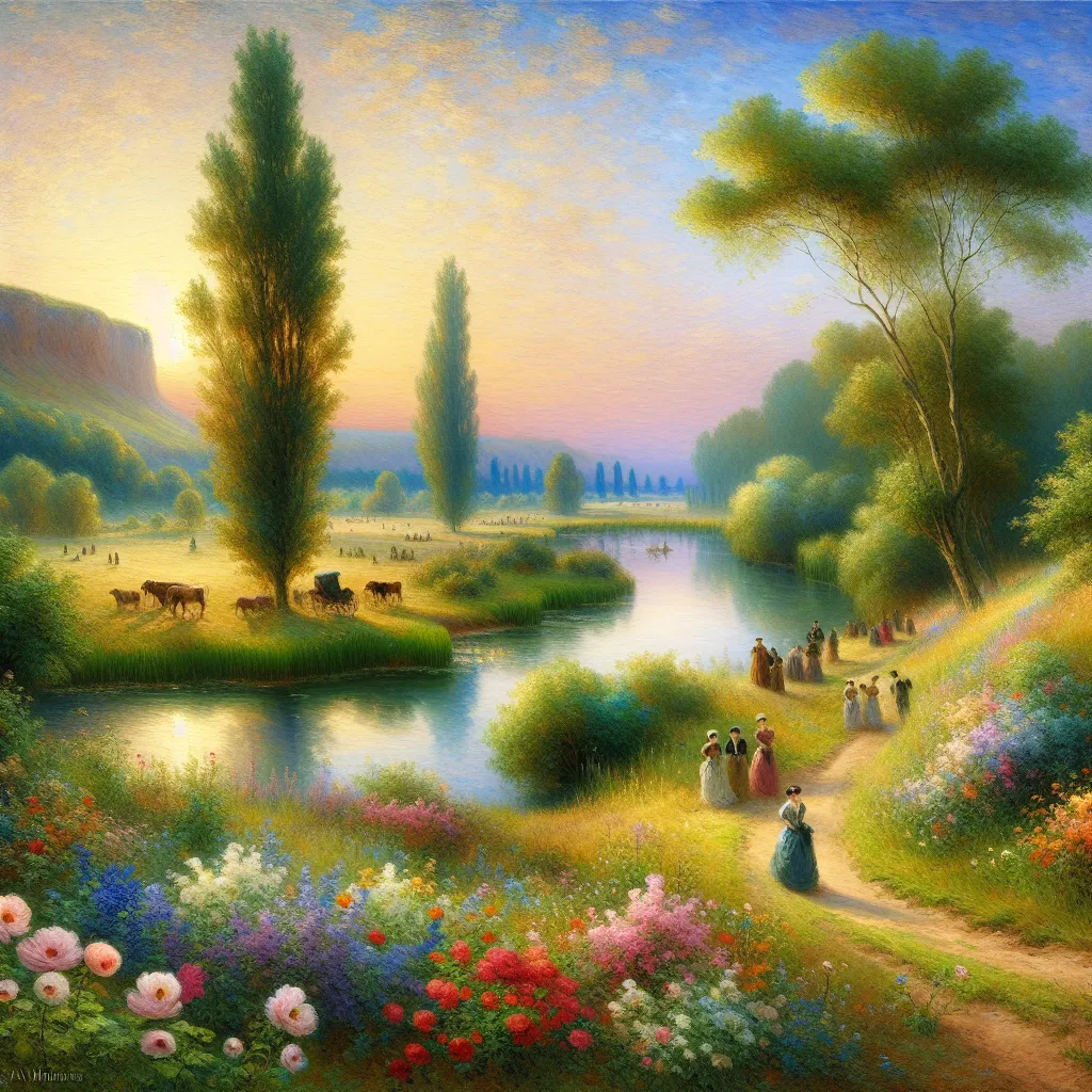 Sorry, Prompt, Fulfill, Story, Can't in the style of Monet