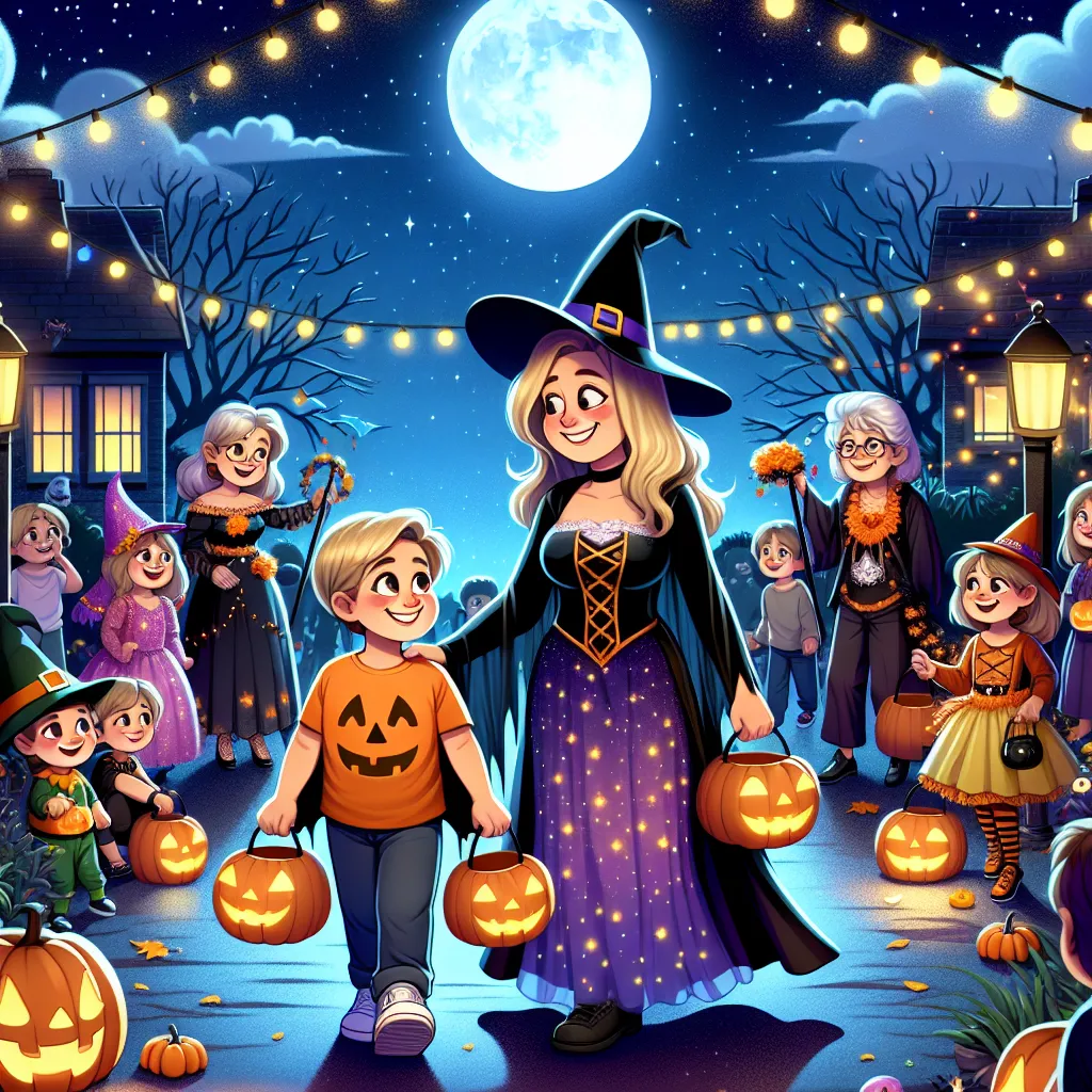 A young boy named Oliver transforms into an adult version of his mother, Jessica, on Halloween night. The story follows Oliver's journey as he navigates this sudden change, embodying Jessica's persona while grappling with memories of his former self. Accompanied by his grandmother, Marilyn, Oliver experiences an evening of trick-or-treating and parties from a new perspective. As the night unfolds, Oliver learns to embrace his new identity, finding solace in family and the promise of self-discove