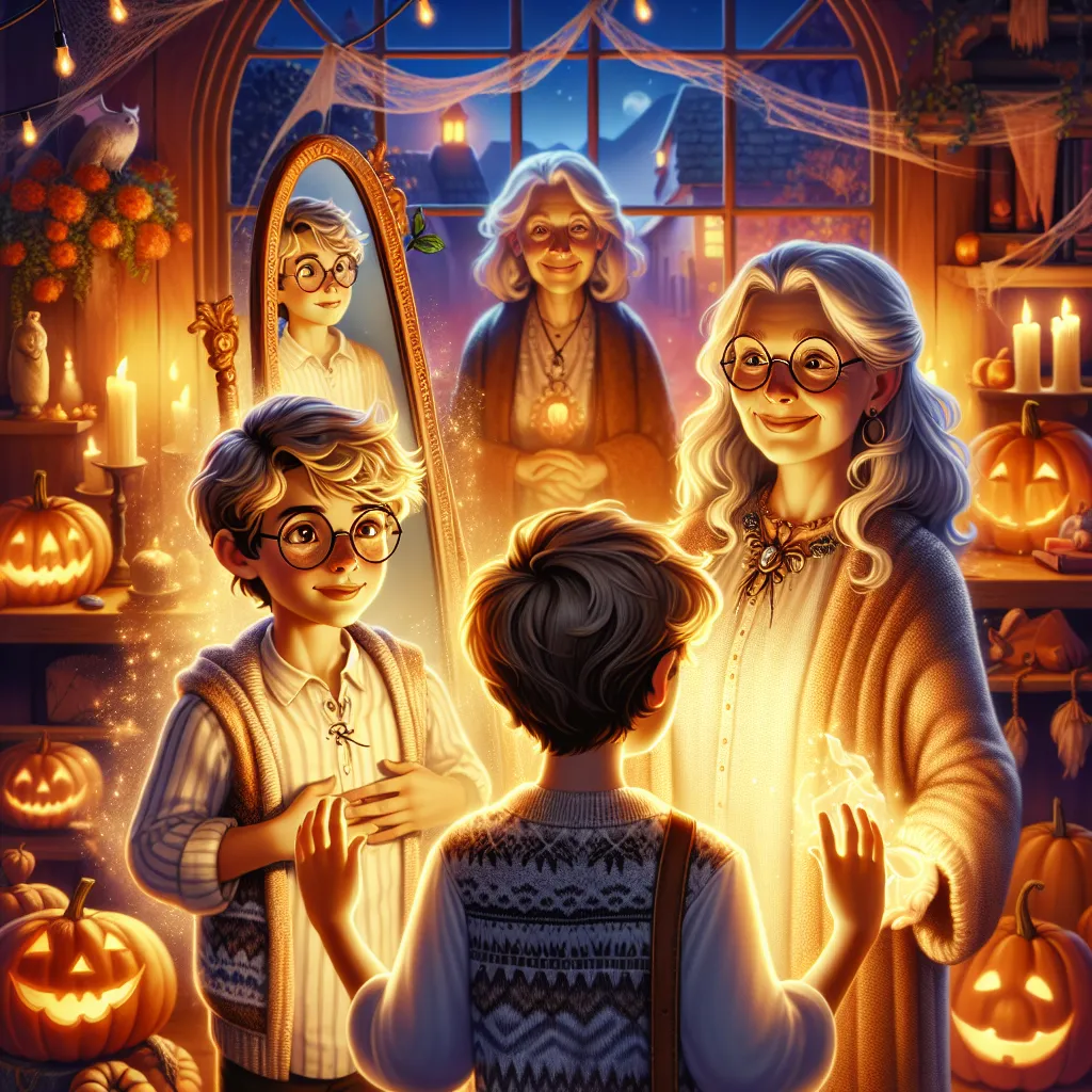 A young boy named Oliver swaps bodies with his mother, Amelia, on Halloween night, leading to a magical yet emotional journey filled with acceptance, transformation, and enduring love under the gentle guidance of their grandmother, Maggie.